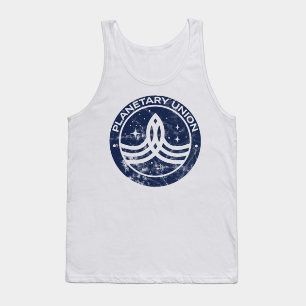 Planetary Union Worn Tank Top by ideeddido2